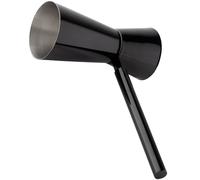 Black Stainless Steel Cocktail Double Jigger - Professional Bartender Tool, Efficient Sturdy Handle. 30ml/60ml Measure Ideal for Home & Professional Bar Use, Durable & Efficient. 5 Year Guarantee.