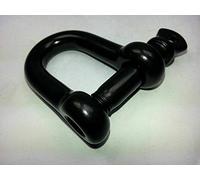 Black Stainless Steel d Shackle 8mm x 48mm Pack of 1 from Carbolts Ltd