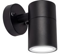 Black Stainless Steel Exterior Decorative Gu10 Fixed Down Wall Light - Ip44