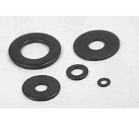 Black Stainless Steel Flat Washers M8 x 22mm Pack of 50 from Carbolts Ltd