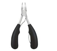 Black Stainless Steel Manicure Tool Sturdy Cuticle Nipper And Nail Clipper With Classic Handles Suitable For Men Women(1 PC)
