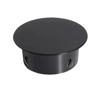 Black Stainless Steel Rooftop Balcony Drain Cover | Efficiently channels rainwater away to stop outdoor pooling and keep drainage pipes clear.