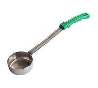 Black Stainless Steel Sauce Ladle Flat Bottom and Handle