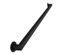 Black Stair il Non Slip Wall Mounted Railing for Indoor Loft Steps Wrought Iron Stairs Railing 280cm Safe il for Home Use