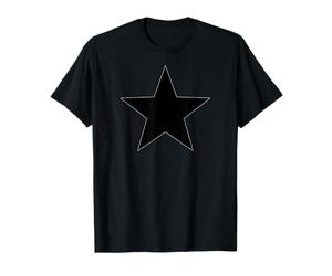 Black Star Five Pointed Star T-Shirt