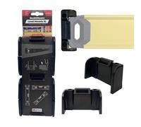 Black StealthMounts Universal Level Holder XL | Locking Level Mount Storage Clips All Brands (2 Pack)