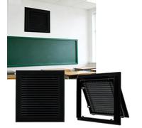 Black Steel Return Air Grille 22x24 in | HVAC Vent Cover for Ceiling & Sidewall | Durable Duct Opening Register Grille for Cold Air Intake | Universal Fit for Walls & Floors