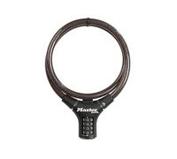 Black Steel Rigid Combination Cable 0.9M X 12Mm Master Lock Black One Size