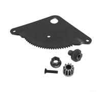 Black Steel Steering Gear Replacement for Cadet 717-1550 | Compatible with LT1045, LT1050, for versatile fit, multi-brand use, replaces worn gears instantly