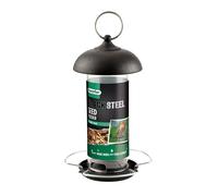 Gardman Black Steel Wild Bird Seed Feeder - 21cm x 10cm x 10cm