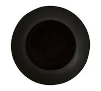 Black Stoneware Dinner Plate,Two-Tone Black Palette Side Plate With Uneven Rim,Perfect For Modern Dining Premier Housewares Black One Size