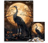 Black Stork Mythology Jigsaws 1000 Pieces for Adults Difficult Puzzles for Adults Challenging Brain Teaser Relaxing Toy for Teenagers 1000 PCS(75x50cm)