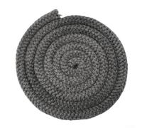 Black Stove Fire Rope, 18/20mm 2m Wood Burning Stove Length Log Burner Door Seal Adhesive Flues Glass Door Seals Wood Burning Replacement(18mm)