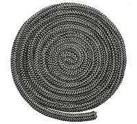 Black Stove/Fire Rope Wood Burning Stove 14/16mm 2m Length Log Burner Door Seal,for boiler, industrial oven, and wood burning stove doors-16mm