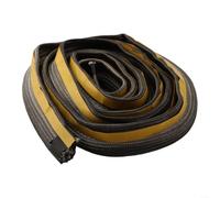 Black Stove Rope Kit 12mm Self-Adhesive Fire Door Seal for Log Burners - Thermal Resistant Ceramic Fibre Replacement 3 Metres(2 Meters)
