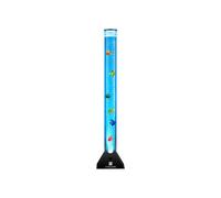 (Black) Straame 90cm Colour Changing LED Light Bubble Fish Mood Lamp with Colourful Artificial Tropical Fishes,Sensory Relaxing Atmosphere Mood Light(90cm)