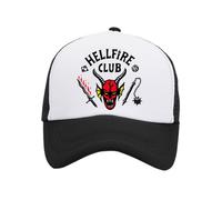 (Black) Stranger Things Baseball Cap Trucker Hats Mesh boy Hat Unisex Adjustable Cap