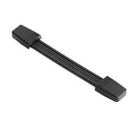 Black strap handle with fixing screws