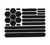 Black Strong Reflective Tape Waterproof Car Wheel Hub Reflective Sticker Cycling Bicycle Strong Reflective Sticker Strong Reflective Sticker