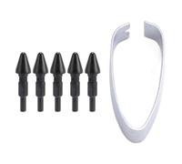Black Stylus Pen Replacement Tips, 4096 Pressure Sensitivity, 5 PCS Stylus Nibs Fits for AES 3.0 Protocol, Stylus Tips for High Accuracy Note Taking Drawing, Black