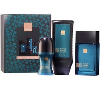 Black Suede Secret Gift Set, include EDT 100ml, Roll-On Deodorant and Hair & Body Wash