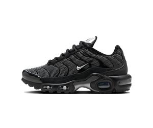 Black Suede Silver Air Max Plus - female - Nike - Running Shoes - Black - 4 1/2 UK - Sport 4 1/2 UK