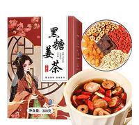 Black sugar, red dates, goji berries, and osmanthus garden beverage tea bag 10.58oz/300g jujube tea Brown sugar ginger jujube tea 黑糖红枣枸杞桂圆茶