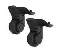 Black Suitcase Replacement Wheel A03, Calm and Robust Luggage Wheel, Easy to Install, 1 Pair Game for Outdoor Travelers