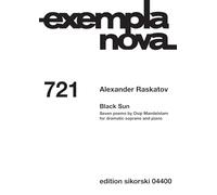 Black sun: Seven poems by Osip Mandelstam. 721. soprano and piano.
