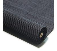 Black Sune Bamboo Roller BlindsPrivacy Protection Breathable Light Filtering Easy Roll Up Wall/Ceiling Mount Ideal for Restaurants Tea Houses Bars (140x150cm/55x59in)