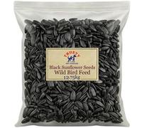 Black Sunflower Seeds for Birds 12.75kg | Bird Seed & Wild Bird Seed | Bird Seeds for Small Garden Birds | Gold Standard Wild Bird Food | Black Oil Sunflower Seeds | By Trusty Pet Supplies