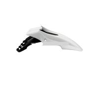 Black Supermoto Dirt Bike Mudguard Front Fender Compatible Withi DRZ KX YZ WR CRF RMZ KLX 250 450(Black White)