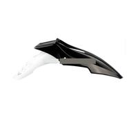 Black Supermoto Dirt Bike Mudguard Front Fender Compatible Withi DRZ KX YZ WR CRF RMZ KLX 250 450(White Black)