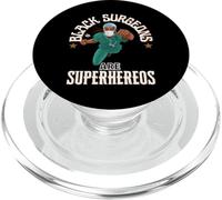Black Surgeons Are Superheroes Appreciation Gift PopSockets PopGrip for MagSafe