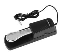 Black Sustain Pedal for Digital Piano and Keyboard, Metal Abs | Reliable Foot Control, Compatible with Electronic Setup, Fashionable Look with Strong Practicability