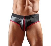 black Svenjoyment Zip-Up Pouch Jock Strap - S