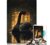 Black Swan 1000 Piece Jigsaw Puzzle for Adults And Teenagers,Decompressing Intellectual Educational Toy Secret Santa Gifts (75x50cm)