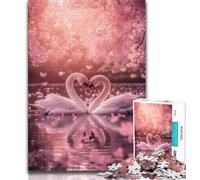 Black Swan 1000 Piece Jigsaw Puzzles for Teenagers,Challenging Game Gifts for Is Ideal As A Gift for The Whole Family 38x26cm