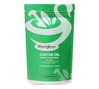 Black Swan Castor Oil 500mg Softgels Capsules - Natural Source of Essential Fatty Acids - Supports Skin Hydration, Healthy Hair Growth & Overall Wellness-30 Softgels