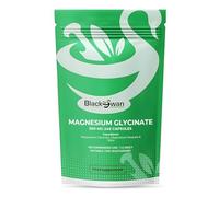 Black Swan Magnesium Glycinate Capsules - 500mg Anti Inflammatory Improved Sleep Enhanced Mood Energy Muscle Support Bone Health Natural Supplement - 240 Caps 8 Month Supply