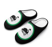 Black Swan Mens Slipper Slip On Winter Warm House Slippers Shoes Indoor Outdoor