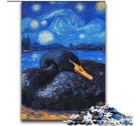 Black Swan Night Sky 2000 Pieces Jigsaw Puzzle For Adults Teens, Suitable for Ages 14 And Up Wall Decoration Christmas Birthday Gift (70x100cm)