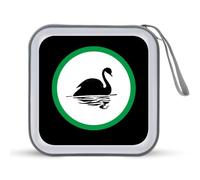 Black Swan Portable CD Case Holder 48 Capacity Travel DVD Storage Boxs Wallet Bag