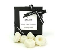 Black Swan - Wax Melts, Signature Collection, Soy Wax, Fine Fragrances, 8 Melts, 70g. (Orange Flower & Jasmine)