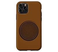 Black Swirl Self Hypnosis Trippy Spiral Graphic Art Portal Case for iPhone 11 Pro