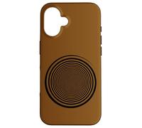 Black Swirl Self Hypnosis Trippy Spiral Graphic Art Portal Case for iPhone 16