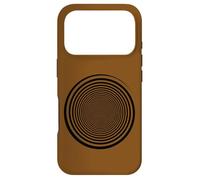 Black Swirl Self Hypnosis Trippy Spiral Graphic Art Portal Case for iPhone 17 Pro