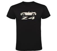 Black T-shirt Bimmer Z4 Convertible White - Sporty Design for Motor Lovers, Black/White, XL