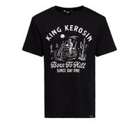 Black T-Shirt King Kerosin Born To Kill Size 2XL