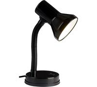 Black Table Office Lamp Junior, 99122/06 Brilliant. Free UK Plug Adapter. New